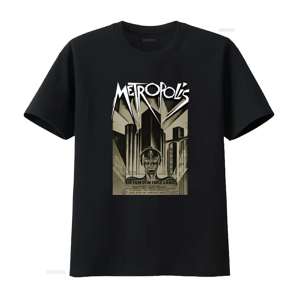 Metropolis Film Poster T Shirt Retro Sci Fi Design Official Merchandise Comfortable Slightly B