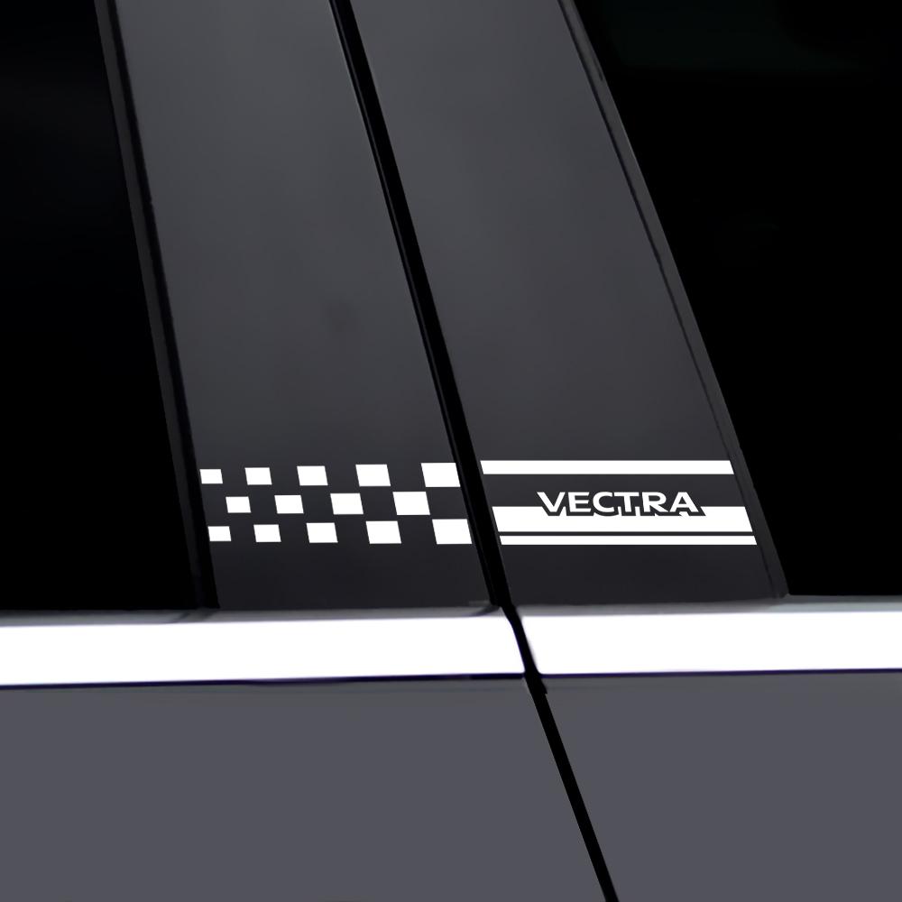 Bil Sidofönster B-stolpar Reflekterande PVC DIY Dekoration Klistermärken För Opel Insignia Antara Meriva Zafira H G Corsa Biltillbehör