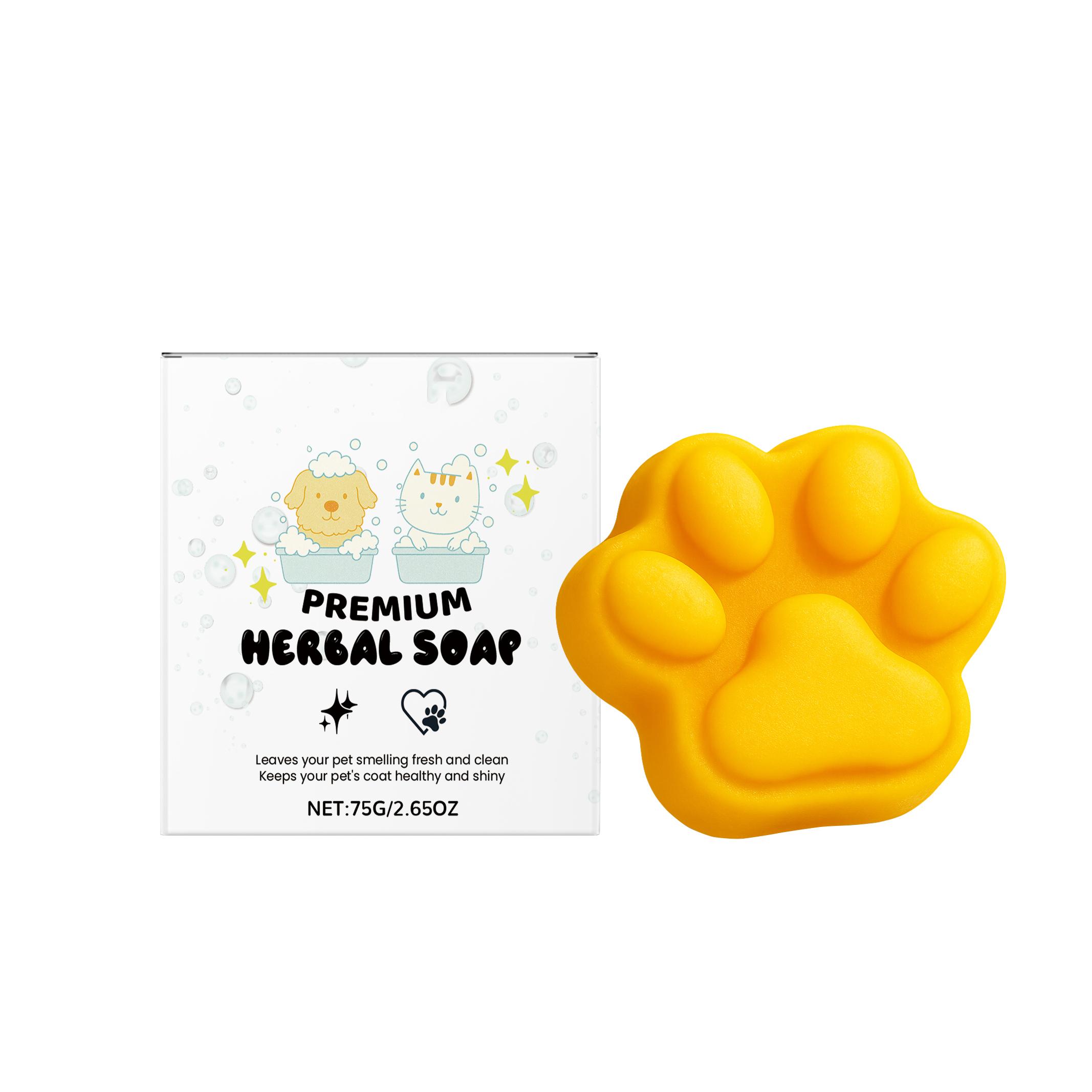 

Pet Cleaning Soap Keeps Them Fresh, Nourishes And Cleans Them, Giving It A Lustrous Appearance With Gentle Ingredients. жёлтый