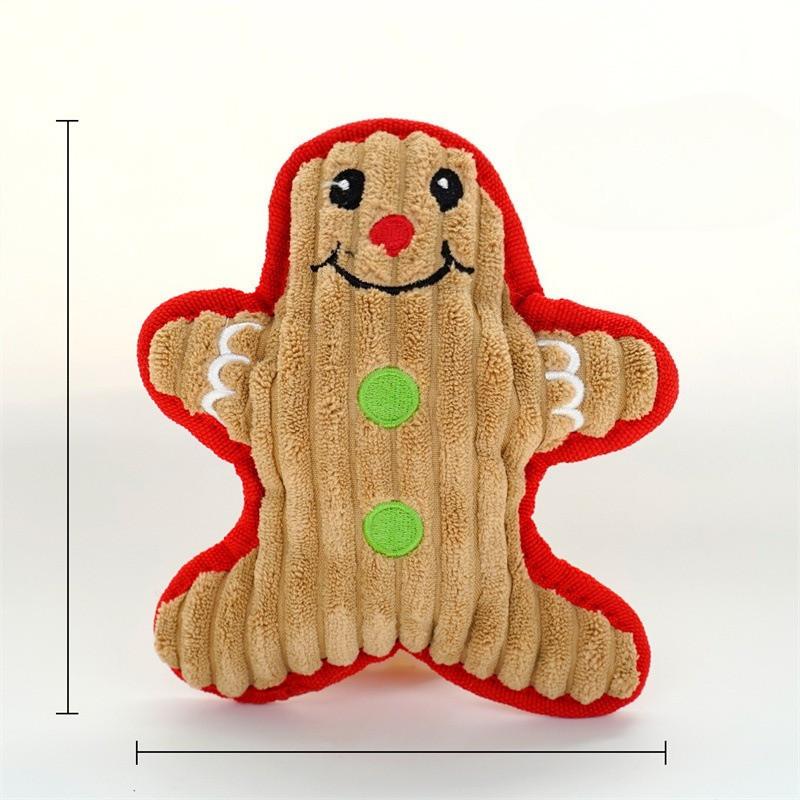 Cute Plush Santa Claus DesignDogToySmall DogChewing Squeaking Sound, Small Dog Pet Cat ToyEasy To CleanIncreases Festive AtmospherePet Christmas Gifts