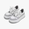 Genuine Leather Pumps Women's New Muffin Thick-Soled Casual Sneakers All-Match Sneakers White Shoes