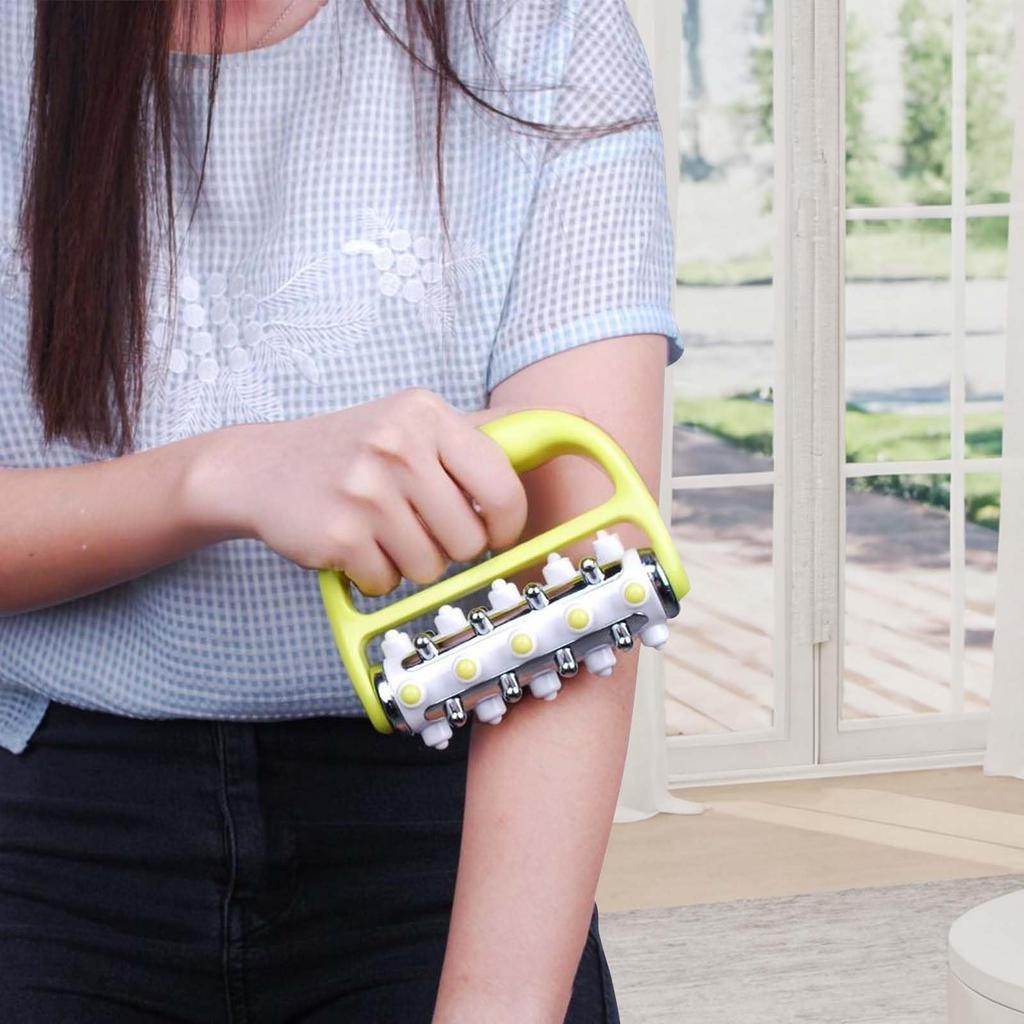 Massage Roller, Lymphatic Drainage Massager Fascia And Scar Tissue Massager, Self Massage Roller Hand Massage Roller For Legs, Feet, Arms, Back