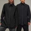 Adidas Y-3 Winter Ripstop Overshirt With Stand Collar And Zip Unisex Tops Black IL2039