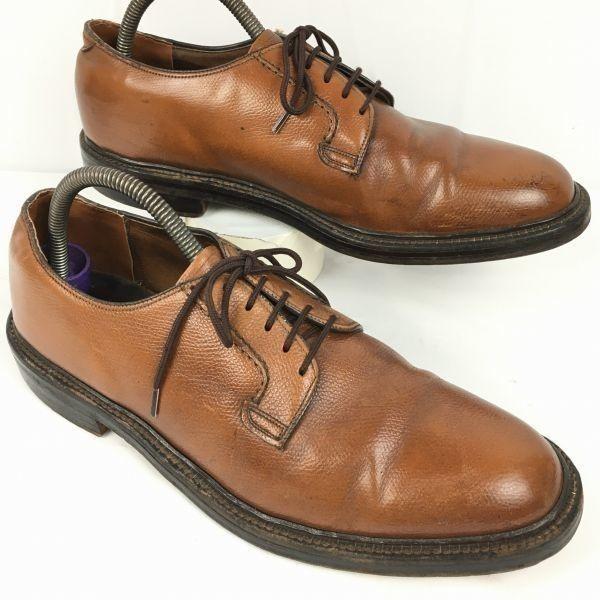 

Pre-70s U.S.A. Vintage Bostonian Plain Toe Shoes Brown size 10C 26.5-27.5 Men s