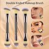 Single double head makeup brush, foundation brush, soft hair trimming brush, loose powder brush, flame brush, multi-functional beauty tool
