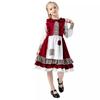 Children's Girls Halloween Little Red Riding Hood Costume Princess Dress Cosplay Dress Suit Women's Clothing