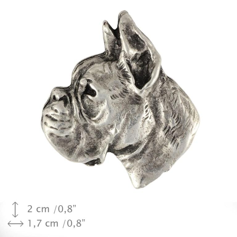 Boxer, German Boxer I - Dog Brooch In a Gift Box, Elegant Pin, Lapel Pin for Art-Dog Brand Jacket