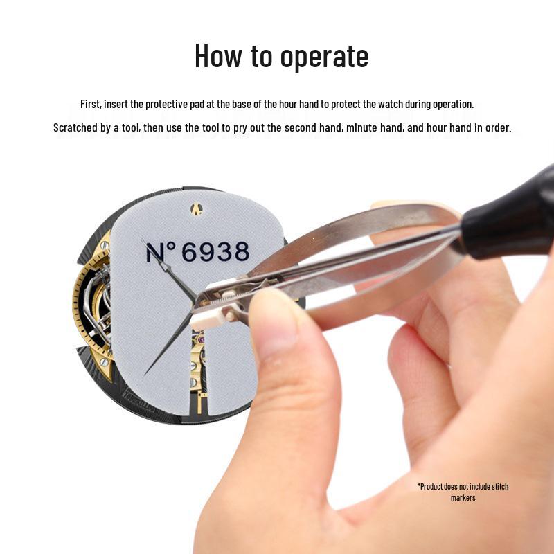 Scratch-Resistant Watch Dial & Needle Protection Repair Tool Set