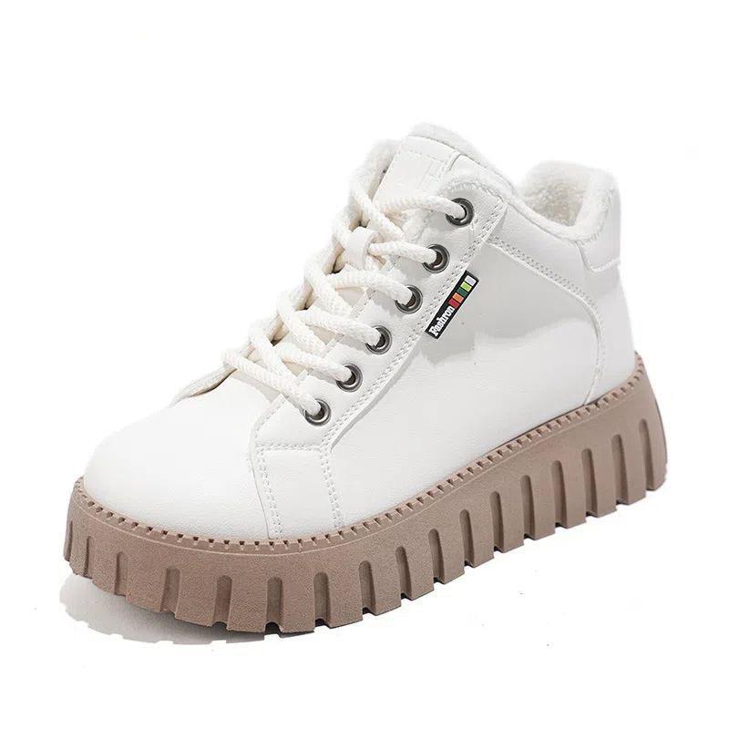 Winter New Arrival Fashion Women's Boots Thickened Warm Cotton ShoesThick Soled Non-slip Woman Sneakers Mid-Calf Snow Boots