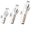 1Pcs Stainless Steel Kitchen Cooking Tongs Grilling Barbeque Brushed Locking Tongs With Ergonomic Grip Barbecue Tongs Clip BBQ Gadget