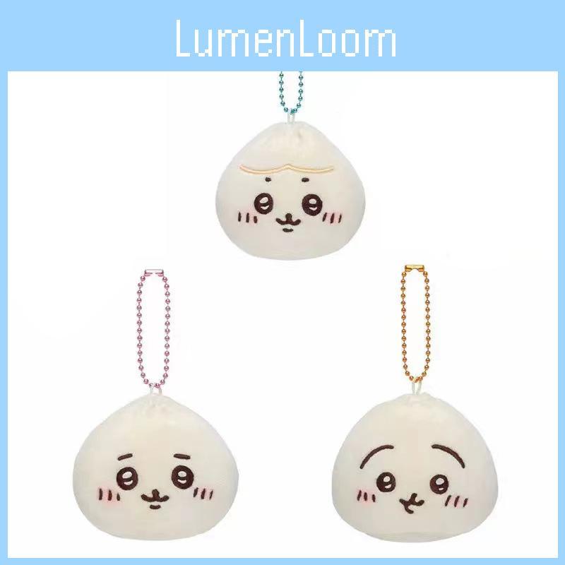 Adorable Japanese Style Plush Toy Cute Cartoon Bear Bun Series 10cm Soft Plushie