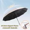 High-end Automatic Umbrella UV Protection Large Size Brolly Dual-use Folding Umbrella  Daily Use
