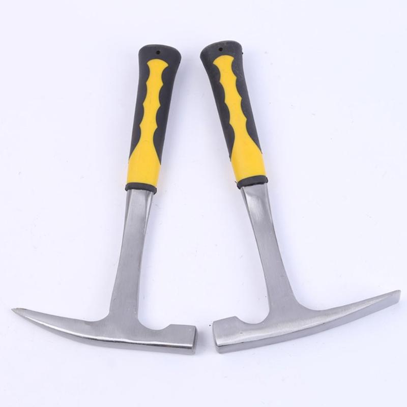 Rock Pick Hammer Brick Hammer Steel Geologist's Hammer Used For Mining & Geological Exploration Manual Hand Tool