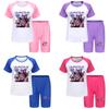 Kpop Demon Hunters Children Summer Shorts And T Shirt Set With Cotton Fabric For Active Kids