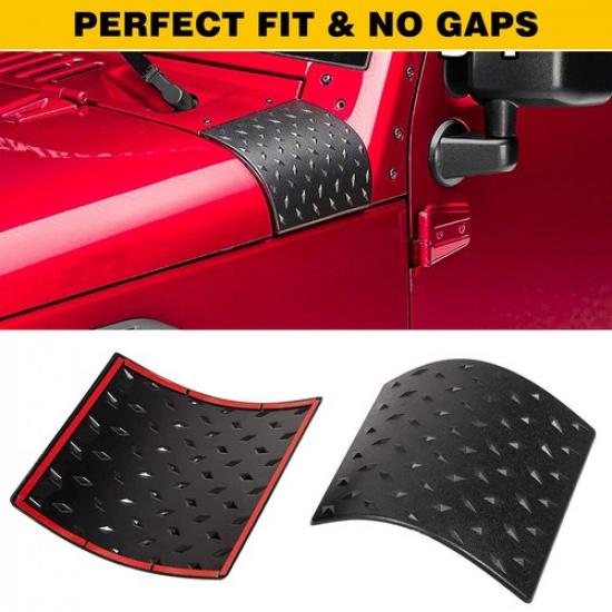 

Для 2007-18 Jeep JK Wrangler Защитная накладка на кузов (капот) Отделка Внешние аксессуары 2 шт.