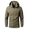 Spring new coat men's jacket casual outdoor large size sports hooded jacket men's clothing