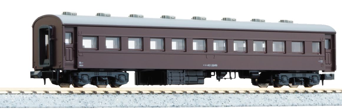 KATO N Gauge Suha 43 Brown Railway Model Passenger Car 5133-1