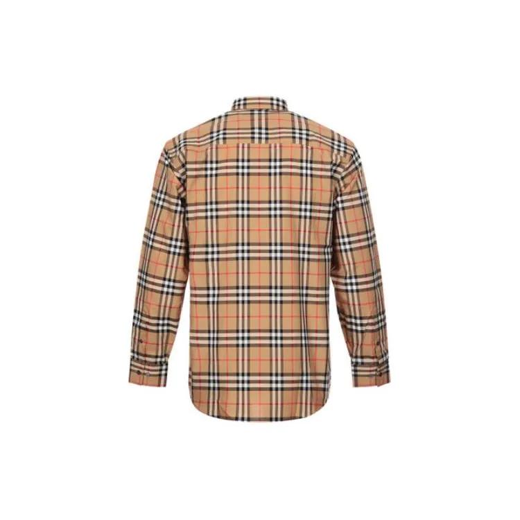 Burberry SS20 Shirt Men's Camel (Unisex) Shirts 80012361