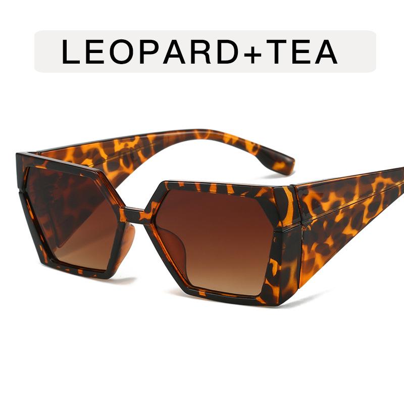 European American Stylish Sunglasses for Women Fashion Trendy Wide Leg Men's Sunglass Vintage Designer Women's Sun Glasses