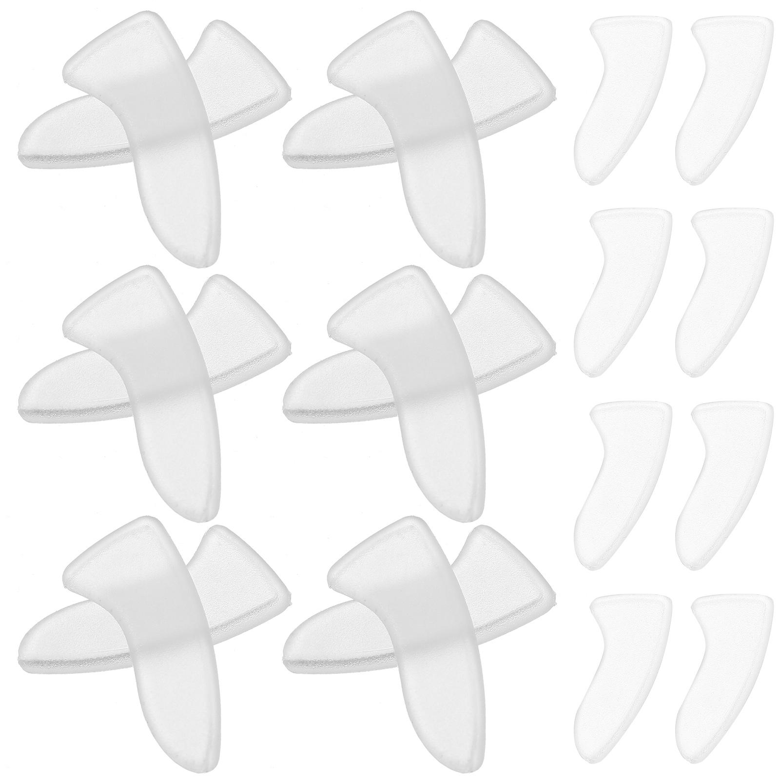 

250 Pcs Knife Tip Protectors Transparent Blade Covers Cutters Kitchen Anti Scratch Plastic Sleeves Large Size 3Knife Holders белый