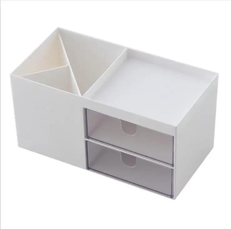 

Гуртожиток Охайний Догляд за Шкірою Письмовий Стіл Туалетний Столик Полиця для Масок для Обличчя Помади Пластикова Коробка Коробка для Зберігання Косметики Органайзер для Зберігання Макіяжу B3