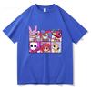 New 2026 Amazing Digital Circus Print T-shirt Boys and Girls Casual High-quality Choice Cotton Short-sleeved T-shirt