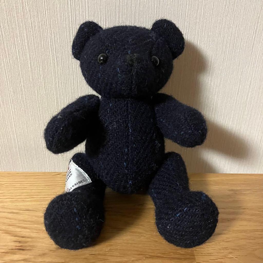 [USED] Takeo Kikuchi Harris Tweed Teddy Bear Plush Toy