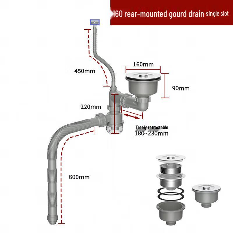 Дренажное сито для кухонной раковины Shuopu