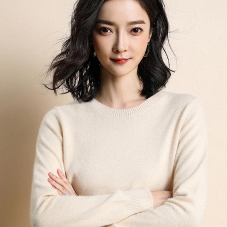 Women Sweater O-neck Autumn Winter Basic Pullover Warm Casual Pulls Jumpers Korean Fashion Spring Knitwear Bottoming Shirt