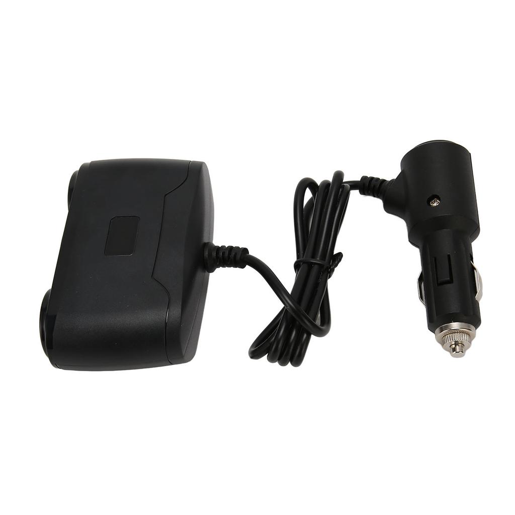 Car Cigarette Lighter 120W Multifunctional Dual USB Ports Charger Adapter for Mobile Devices