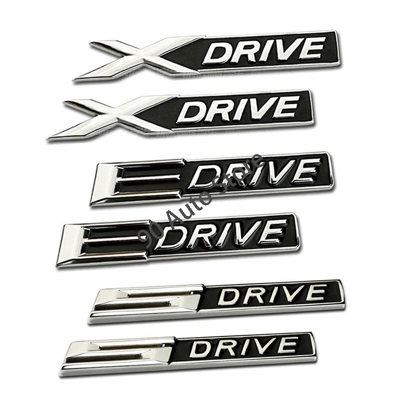 

2шт X DRIVE E DRIVE S DRIVE Металлический автомобиль Боковая наклейка X2 X3 X4 X5 X6 Z4 M3 M5 E87 E86 3D Авто Кузов Задняя Эмблема Значок Наклейка