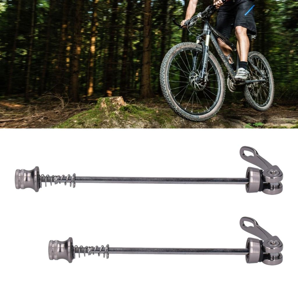 ZTTO 2pcs Road Mountain Bicycle Quick Release Skewers Bike Front Rear Skewer AccessoryTitanium