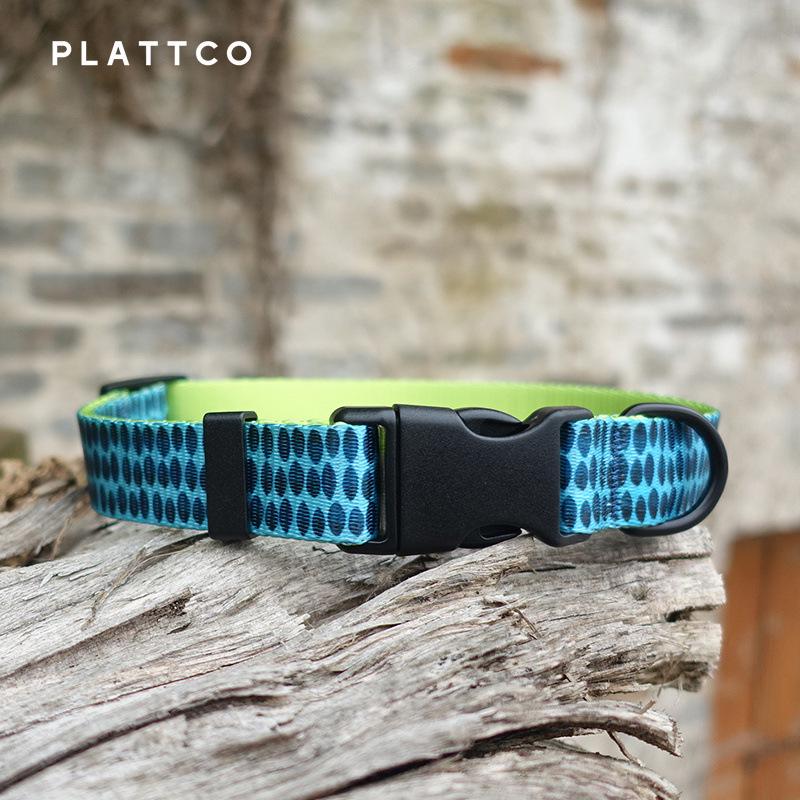 PLATTCO Stylish Fashion Print Pet Collar - Model PDC320 XS: 1.5cm x (23-30cm)