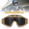 Tactics Goggles Airsoft Paintball Ski Anti-Dust Anti-Fog Eye  Glasses