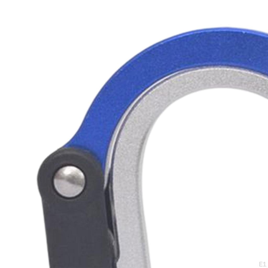 Carabiner Clip and Hook Aluminum Alloy Keyring Small Snap for Outdoor Activities