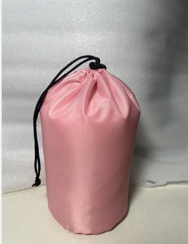 Down Jacket Sunscreen Clothing Storage Bag - Nylon Polyester Plaid, Portable Drawstring, Oxford Cloth