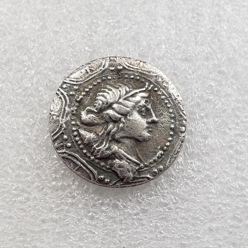 Ancient Greek Coin Pendant - Antique Craftwork H4590 No