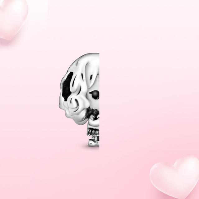 100% 925 Sterling Silver Přívěsek Millenium Falcon Falcon Přívěsek Fit Originální módní šperky Dámský náramek DIY dárek