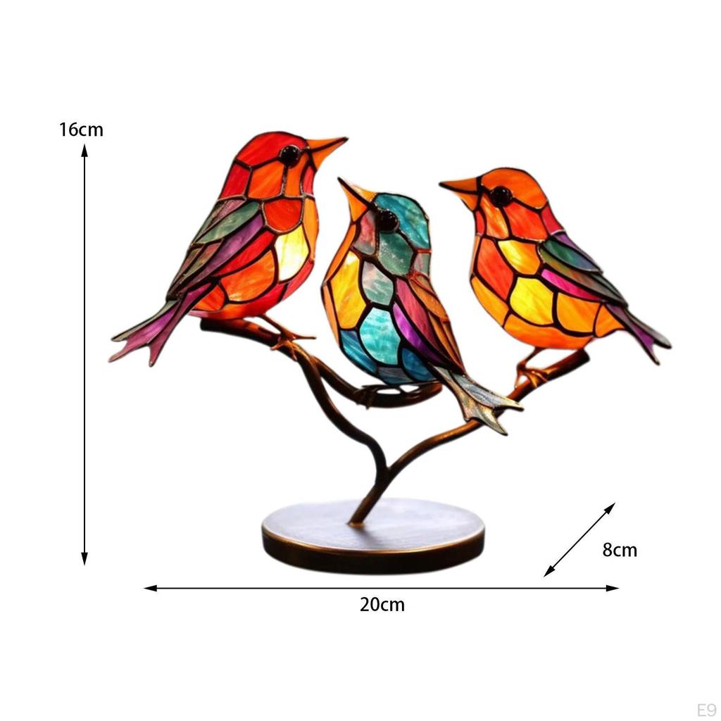 Metall-Vogelfigur für elegante Wohnkultur