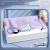 Transparent A4 File Bag, Large Capacity Snap Button, Test Paper & Document Storage for Students
