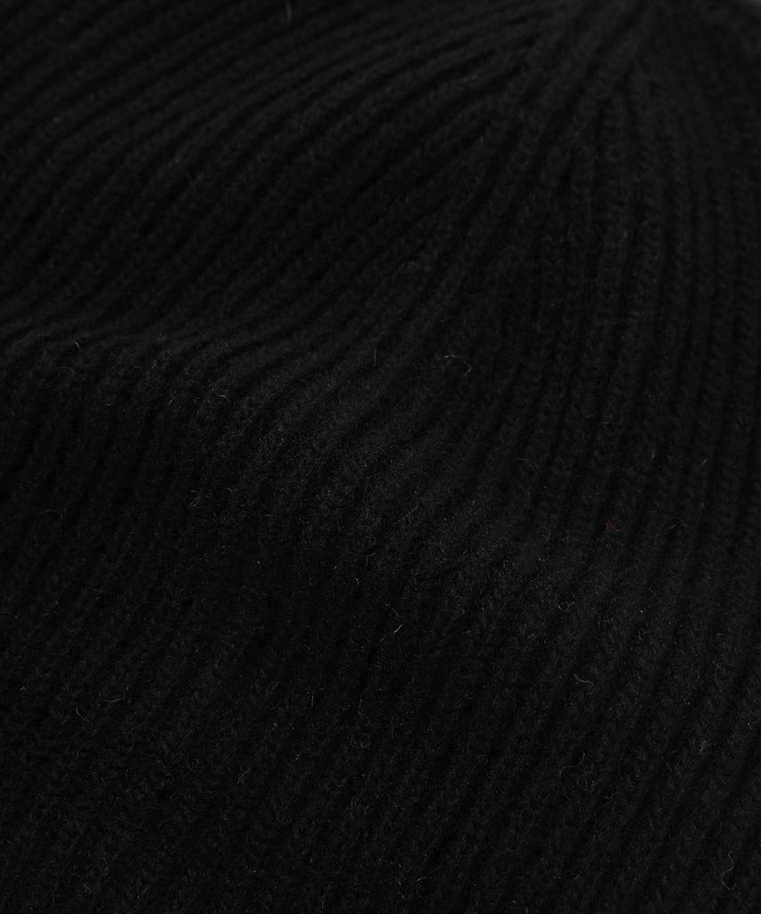COVERNAT C-Logo Felt Applique Beanie Black