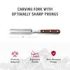 VICTORINOX Carving Fork, 15cm, Wood, Grand Maître, Forged, Professional Grade, for Meat, 7.7230.15G
