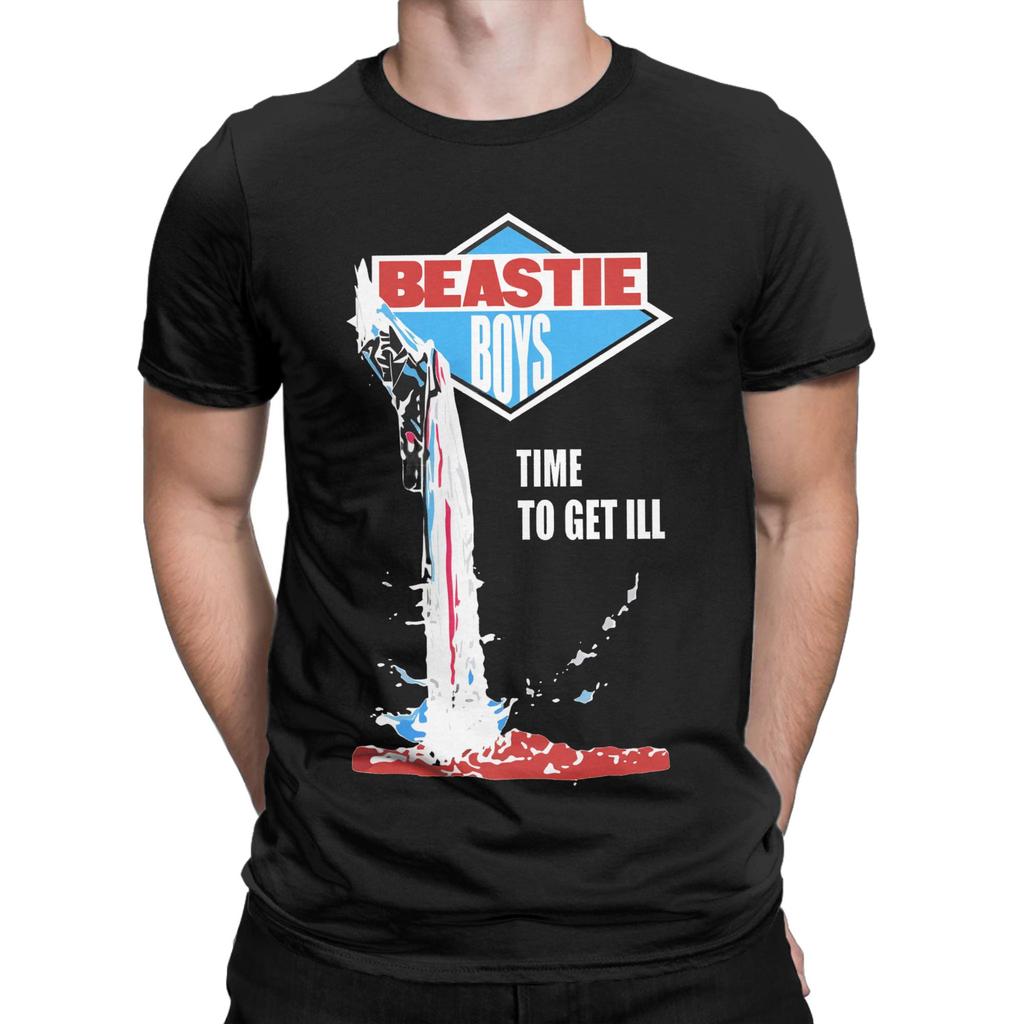 Band Beastie Boys Airplane Jet Cotton T-Shirt For Male Summer T Shirts O Neck Hip Hop Tee Shirt Oversized Printed Clothing