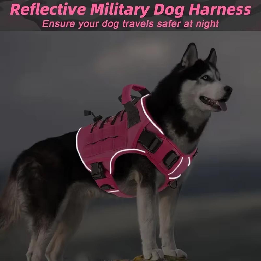 Nuovo Giubbotto Tattico da Esterno per Cani Anti-Schizzi Pettorina per Animali Domestici Cani Medi e Grandi Pastore Tedesco Border Collie Giubbotto Militare