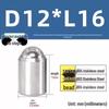 304 Stainless Steel Spring-Loaded Ball Plunger with Limit Screw