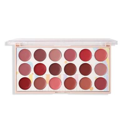 Set Ruj Ruj Rezistent la Apă Paletă Ruj Catifelat de Lungă Durată Nude Mat Set 18 Culori, 01, 1 Bucată