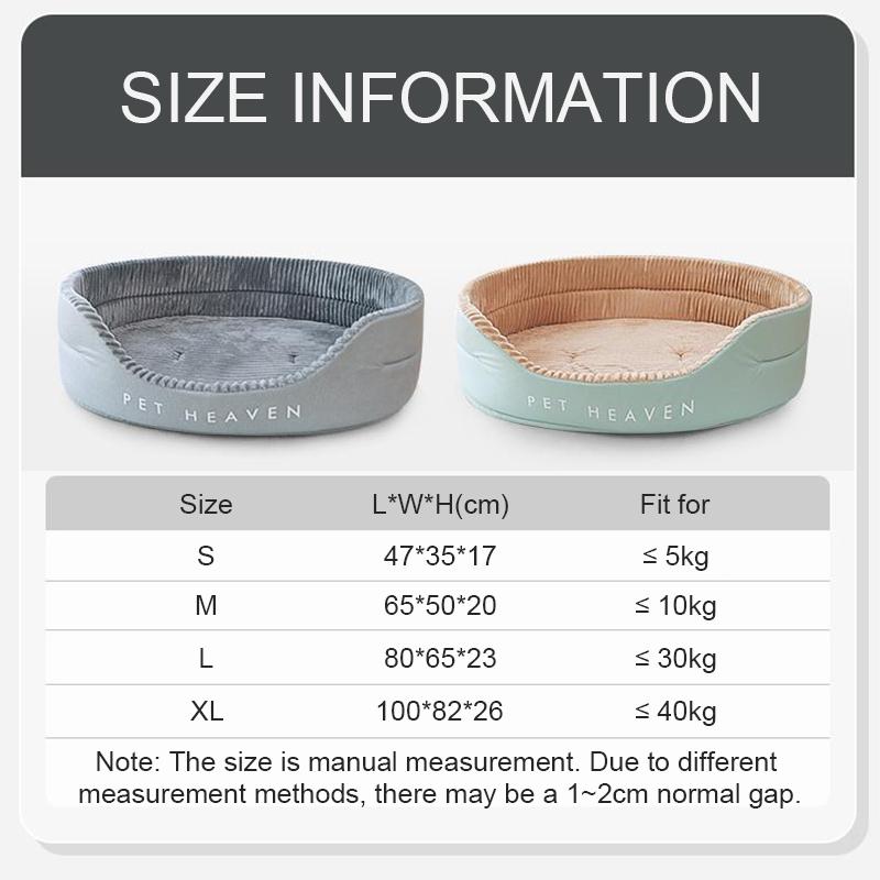 Dog Bed Padded Cushion for Small Big Dogs Sleeping Beds Pet Houses for Cats Super Soft Durable Mattress Removable Pet Mat