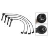 UXCELL 4pcs Car Spark Plug Coil Wires Ignition Coil Harness Cable 7mm Fit for Honda CR-V 1997-2001 L4 2.0L