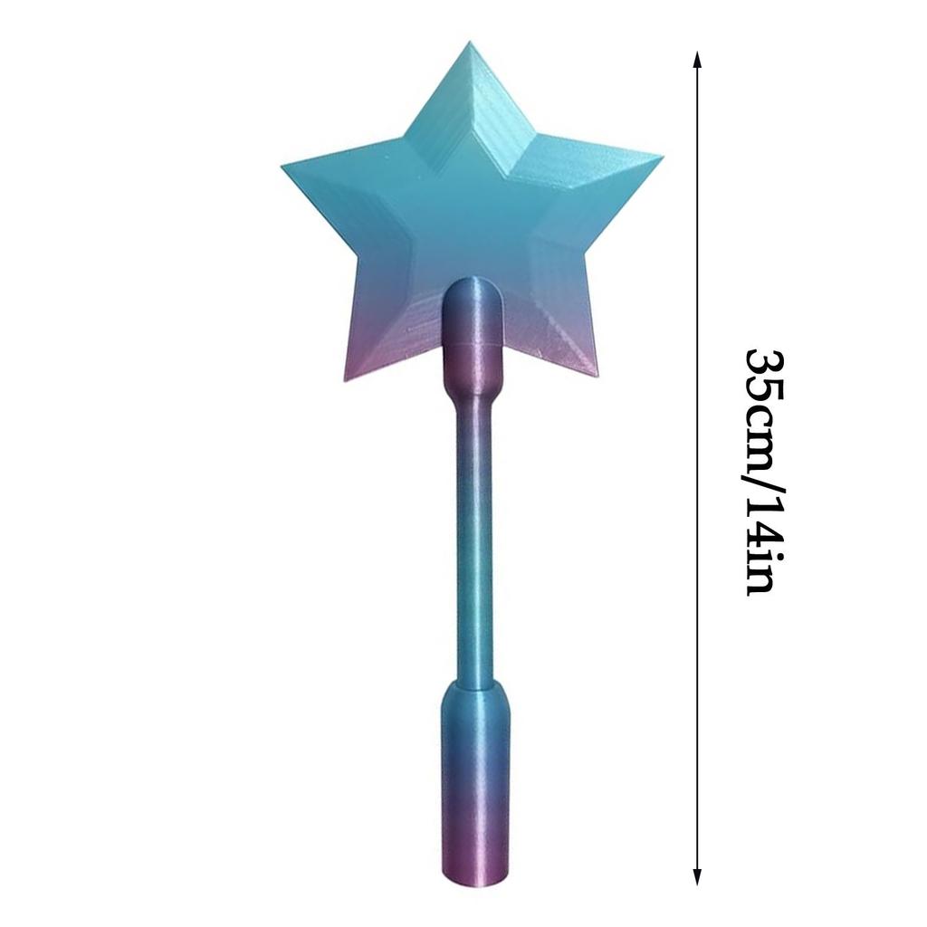 3D Printed Payment Wand Tap To Pay Card Holder Star Magic Wand Contactless Payment Card Holder Credit Card Wand for Kids Gifts