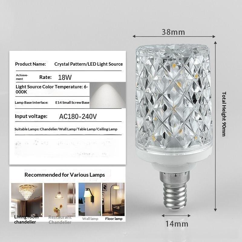 1 vnt. 14W 18W 24W 50W Dekoratyvinis šviestuvas Gyvenamasis apšvietimas E14 E27 LED kukurūzų lemputė Maža šilta Pakeičia halogeninę lempą Namų dekoravimas